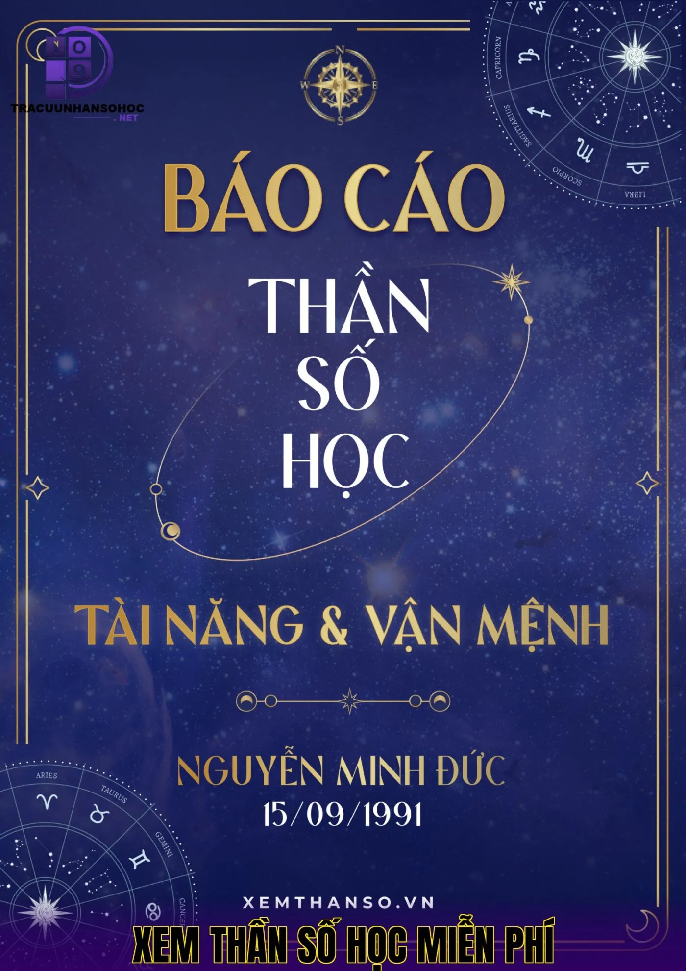 xem thần số học miễn phí