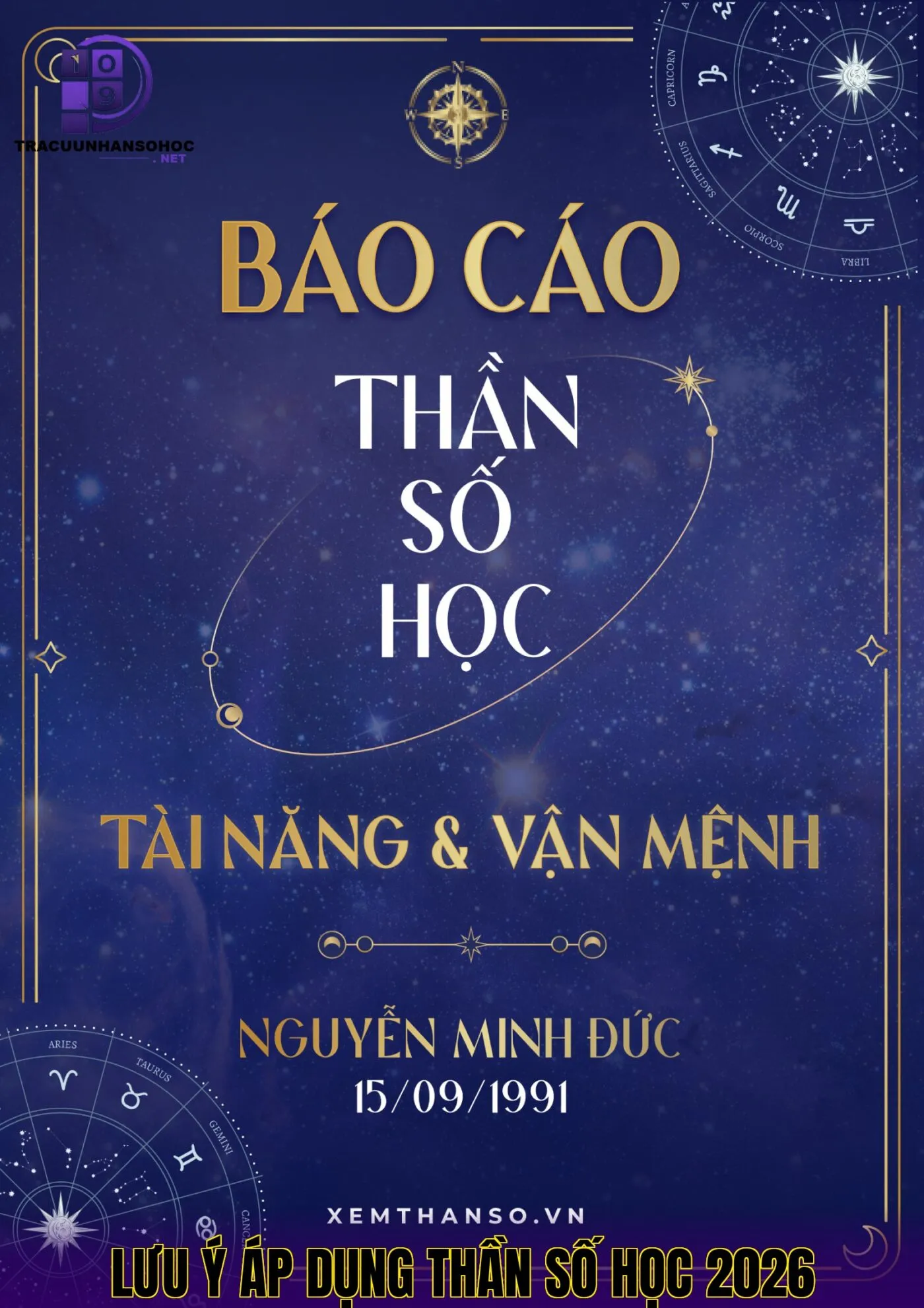 lưu ý áp dụng thần số học 2026