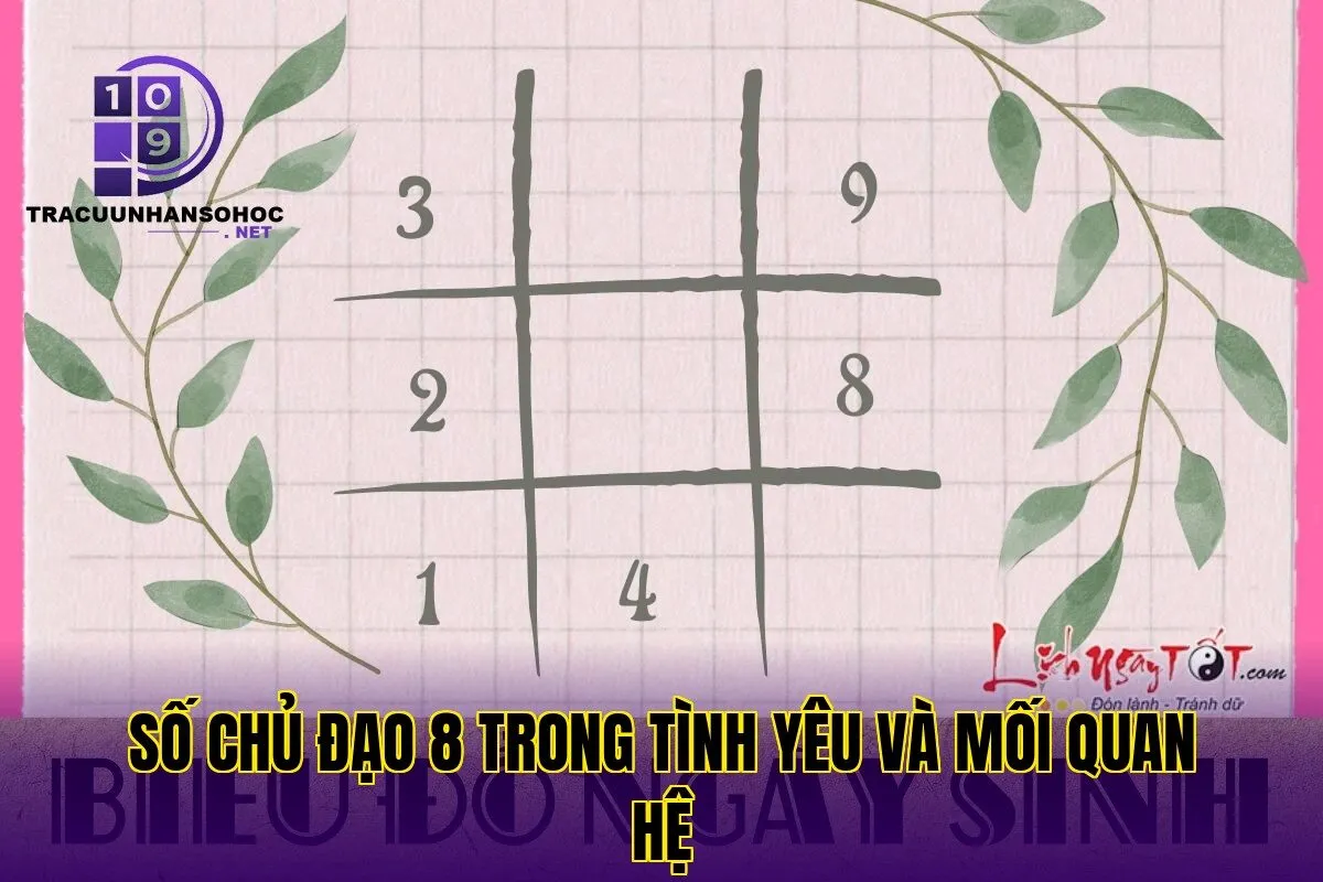 số chủ đạo 8 trong tình yêu và mối quan hệ