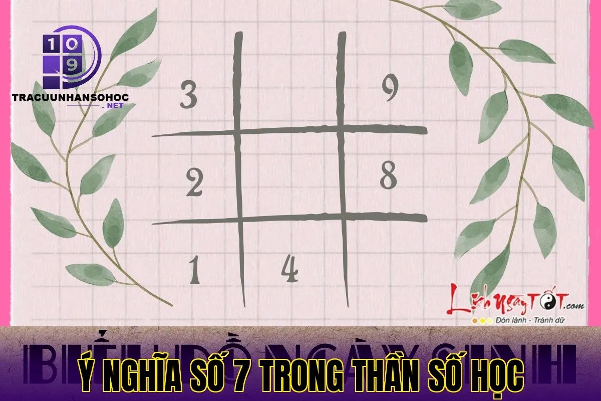 ý nghĩa số 7 trong thần số học