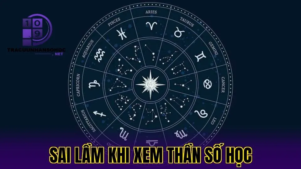 sai lầm khi xem thần số học