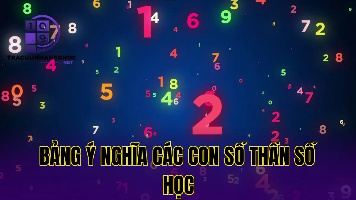 bảng ý nghĩa các con số thần số học