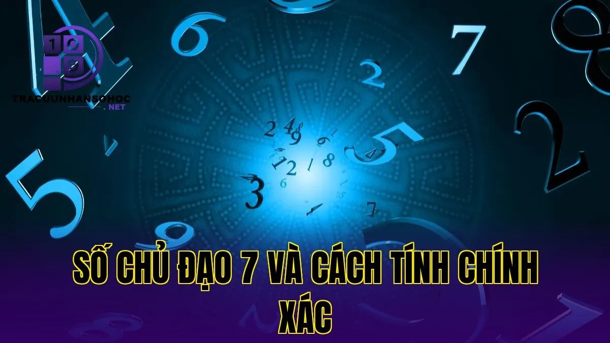 số chủ đạo 7 và cách tính chính xác