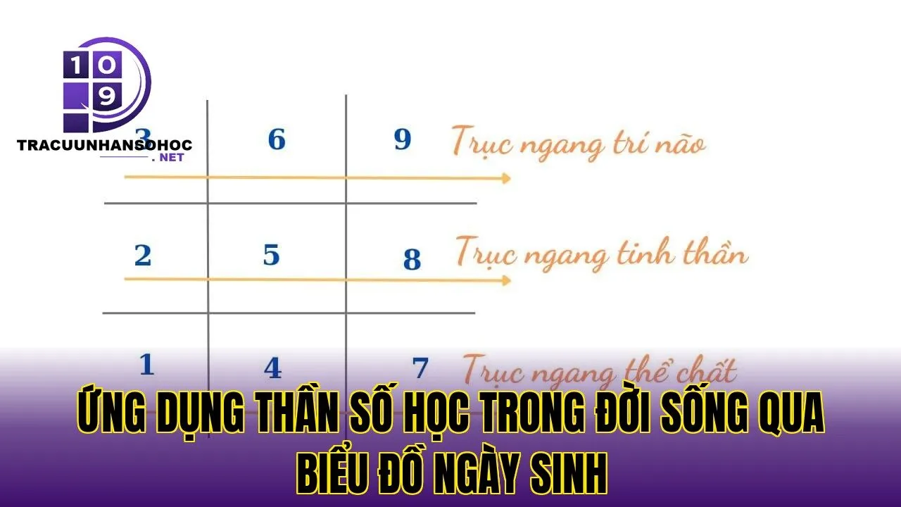 ứng dụng thần số học trong đời sống qua biểu đồ ngày sinh