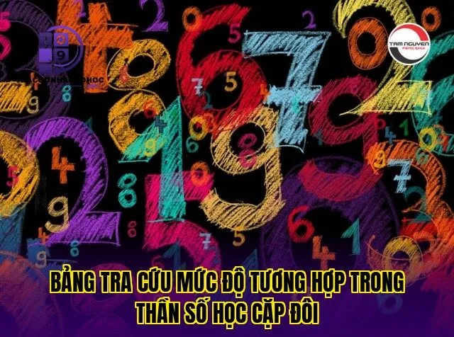 Bảng tra cứu mức độ tương hợp trong thần số học cặp đôi