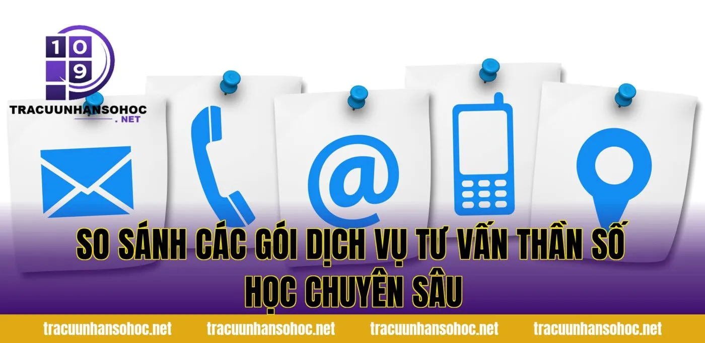 so sánh các gói dịch vụ tư vấn thần số học chuyên sâu