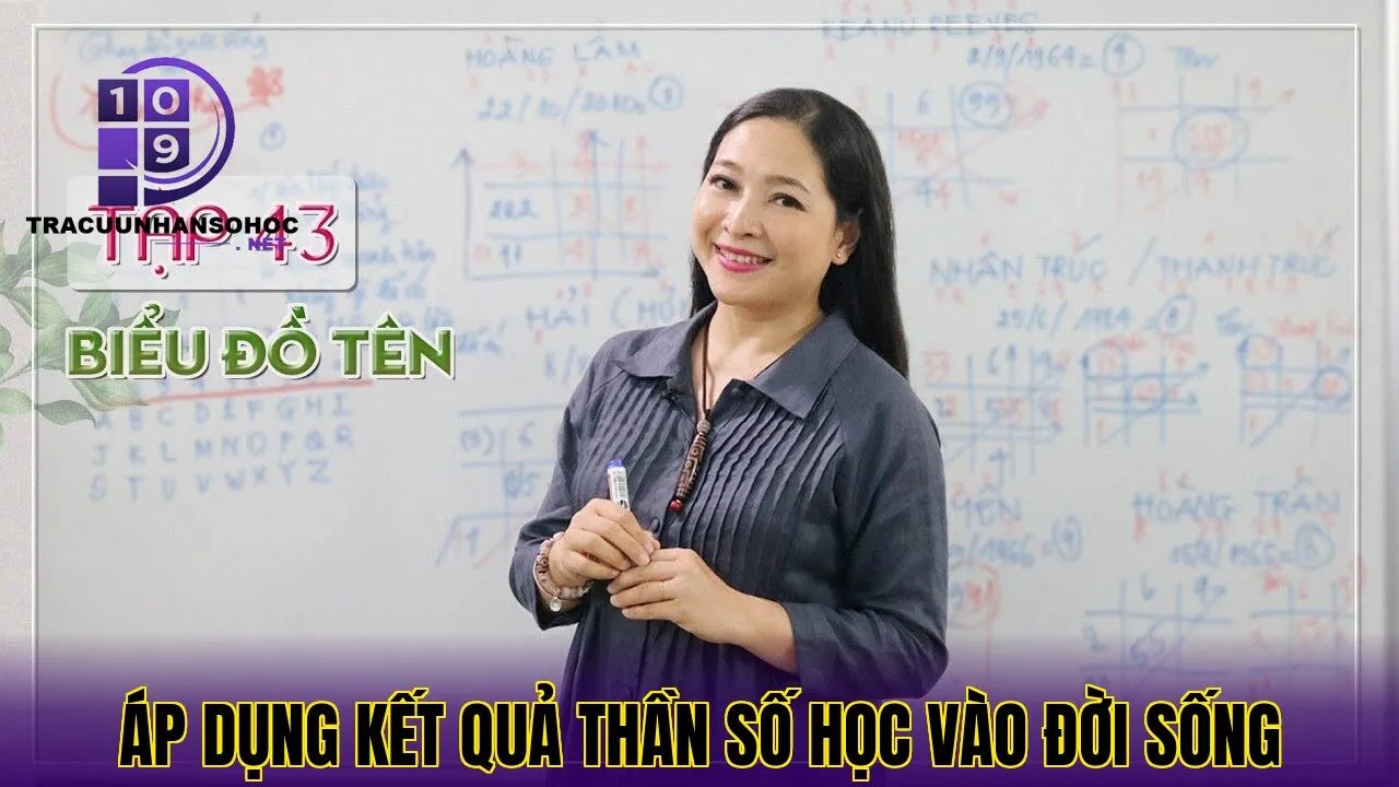 áp dụng kết quả thần số học vào đời sống