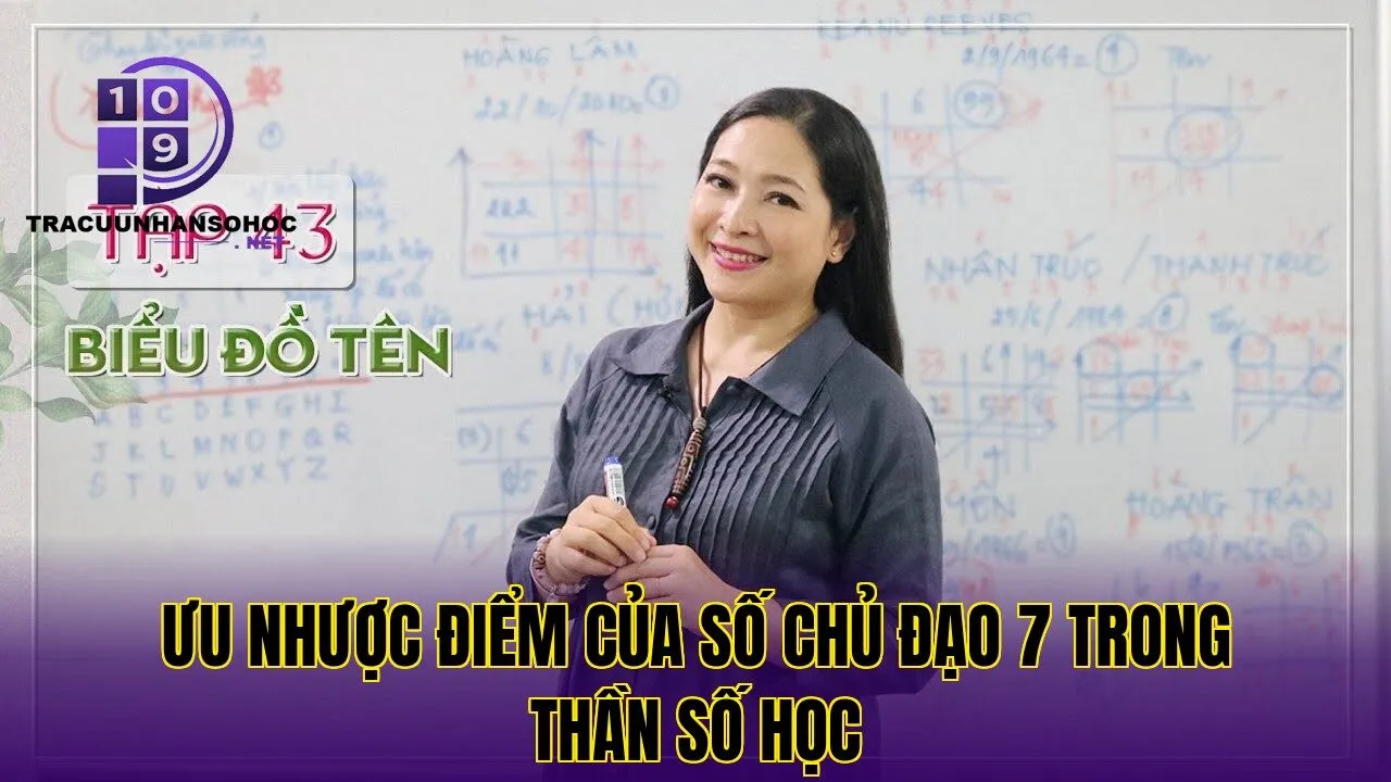 Ưu nhược điểm của số chủ đạo 7 trong thần số học