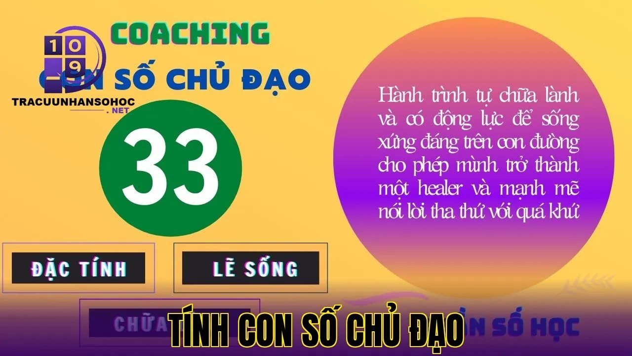 tính con số chủ đạo