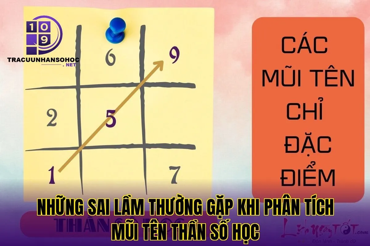 Những sai lầm thường gặp khi phân tích mũi tên thần số học