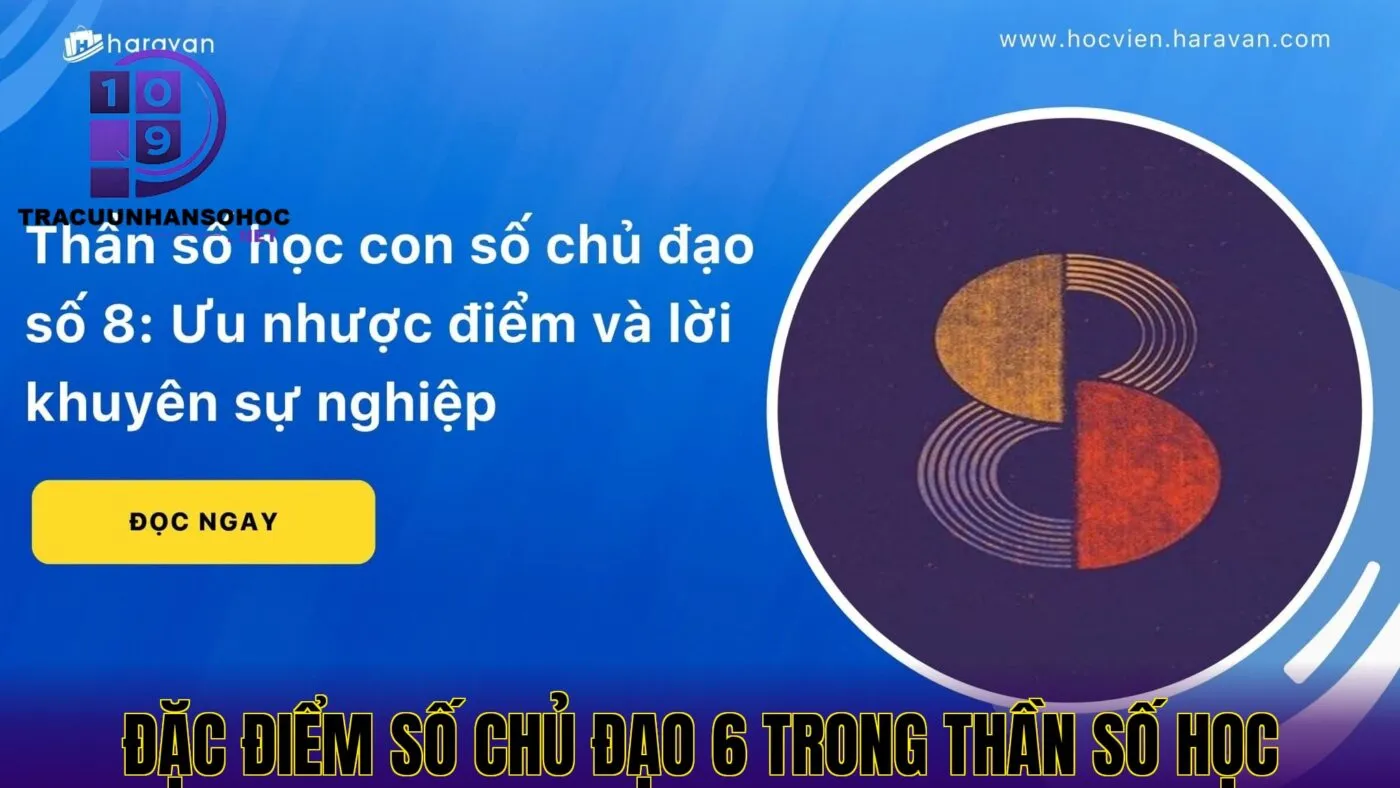 đặc điểm số chủ đạo 6 trong thần số học