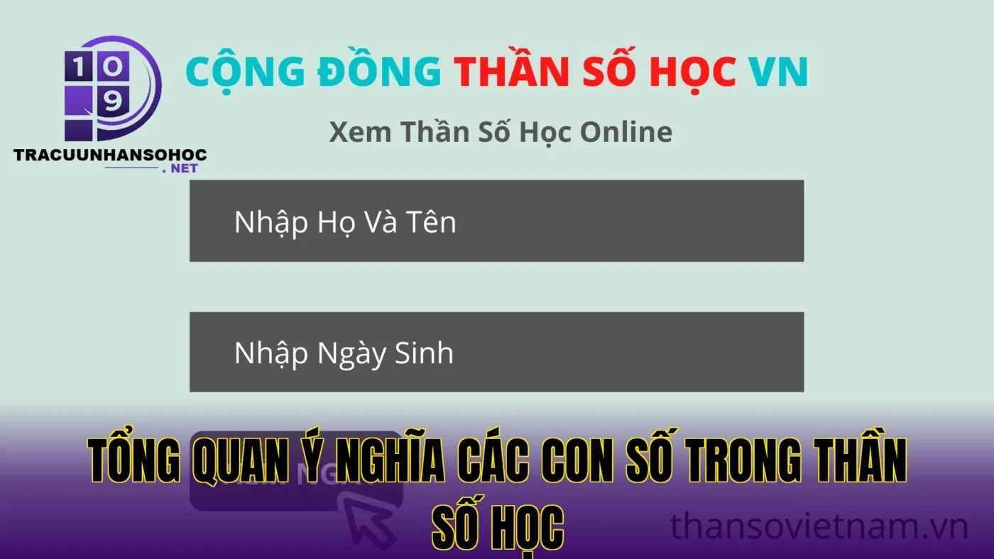 Tổng quan ý nghĩa các con số trong thần số học