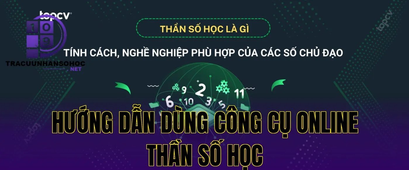 hướng dẫn dùng công cụ online thần số học